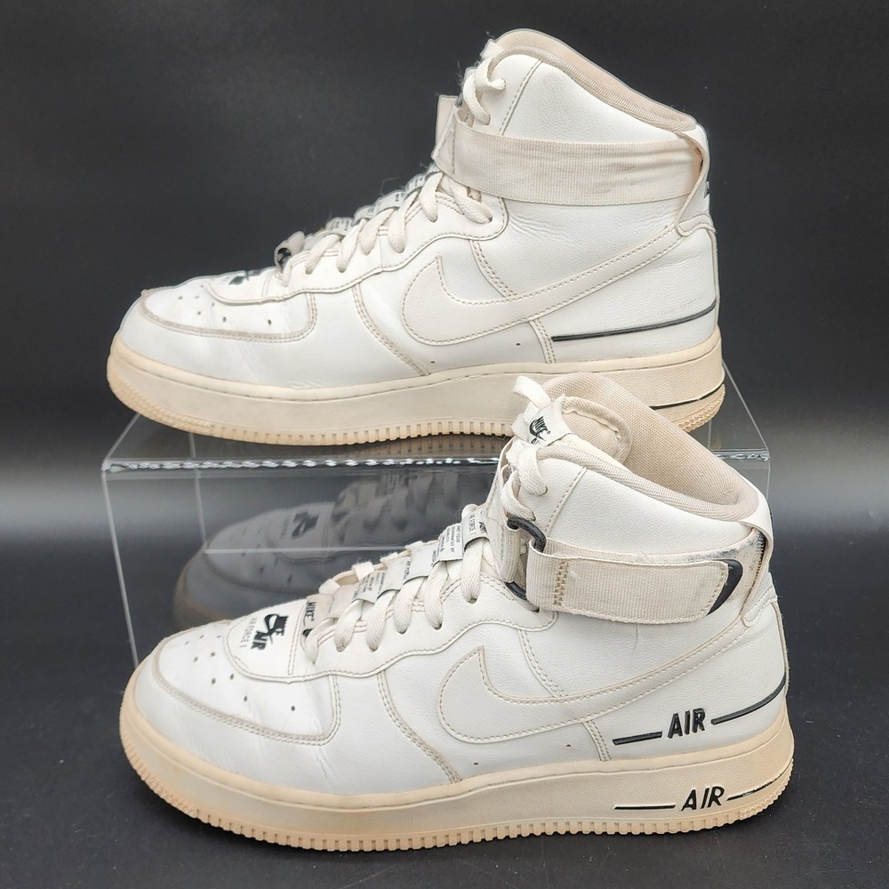 Nike Size 9 Sail Air Force 1 High 07 LV8 CJ1385-100 Retro Streetwear Basketball